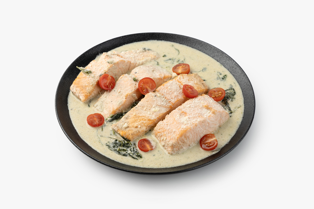 

Большая порция стейка из атлантического лосося 995 г