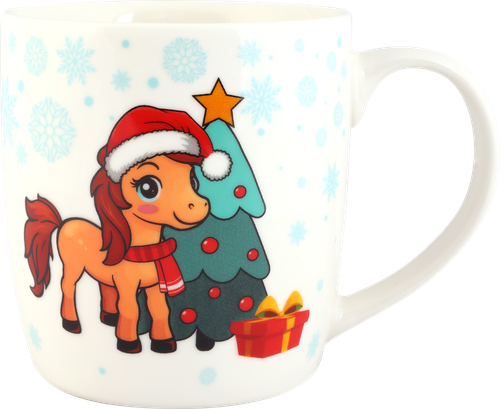 

Кружка Homeclub Лошадка в домике фарфор 350 мл Арт. ED-c12