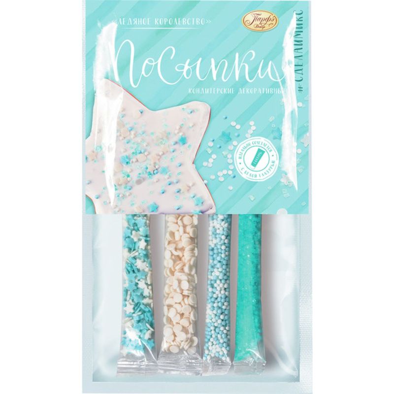 

Набор посыпок Парфэ Декор ледяное королевство 20 г 1 шт. в ассортименте