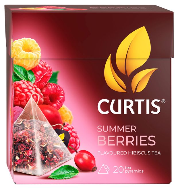 

Чай фруктовый Curtis Summer Berries 20 пирамидок х 1.7 г
