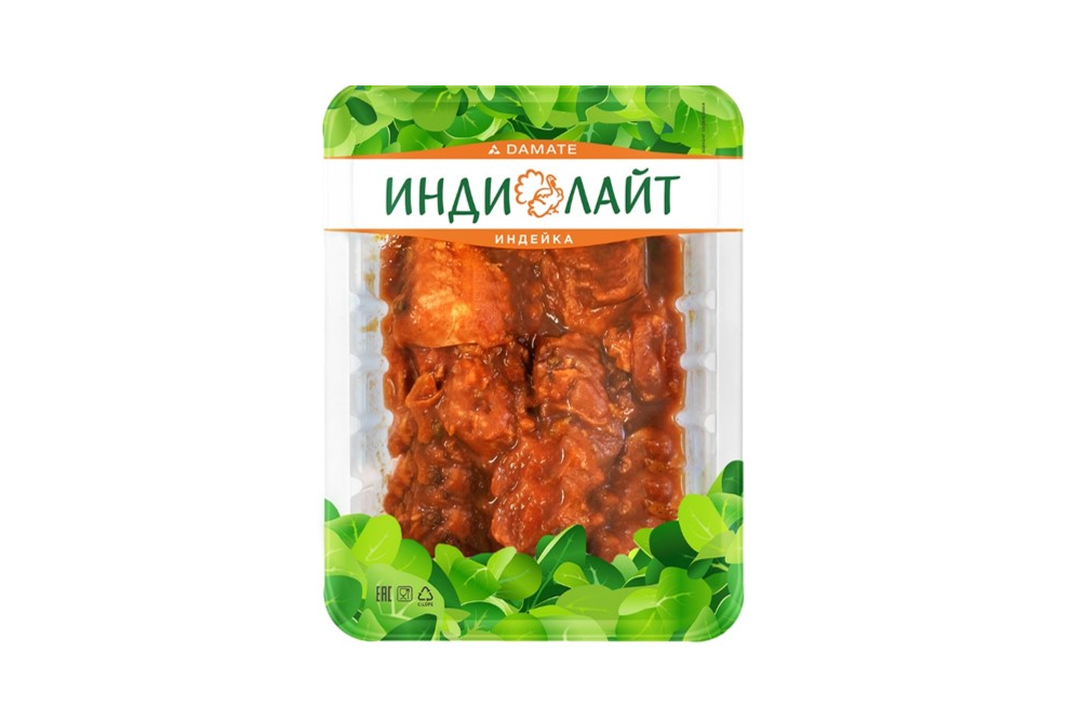 

Филе бедра индейки Индилайт для тушения в томатном соусе охлажденное 500 г