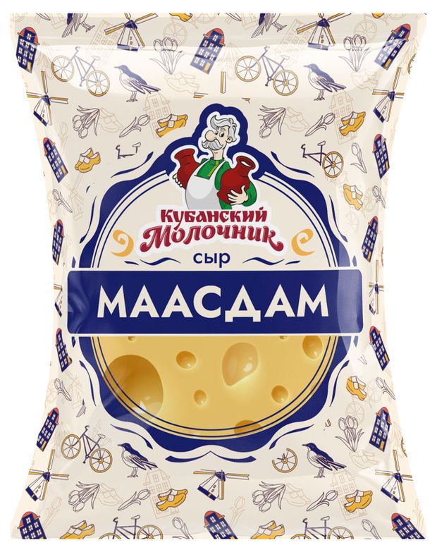 

Сыр Белые Вершины Маасдам 45% 190 г