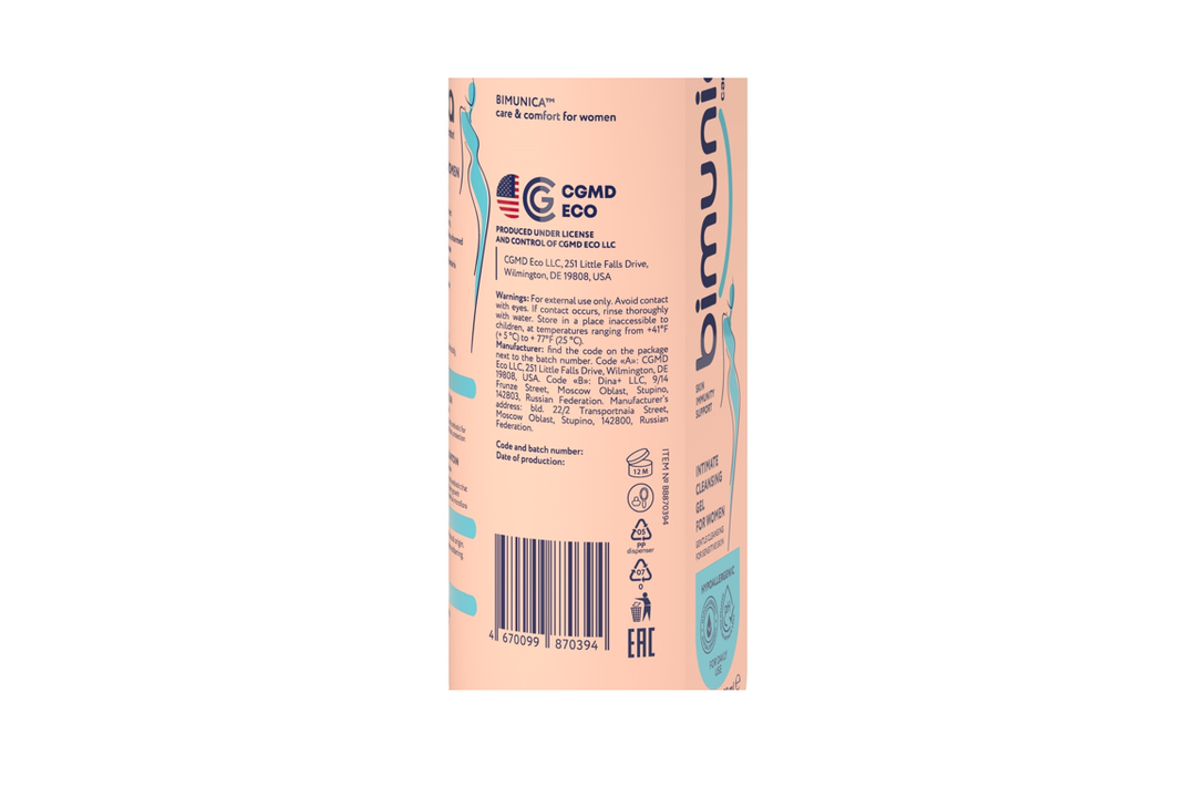 

Гель для интимной гигиены Bimunica