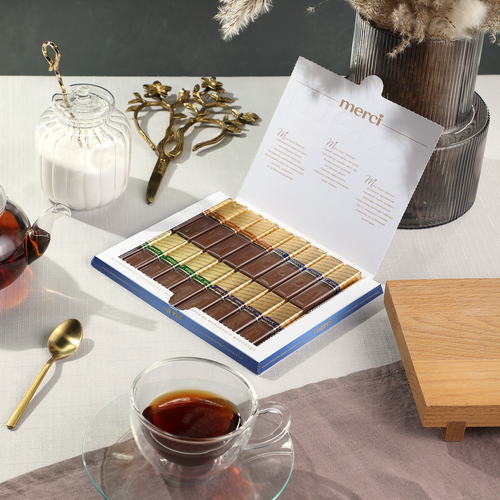 

Набор конфет Merci Finest Selection Ассорти 4 вида из молочного шоколада 250 г