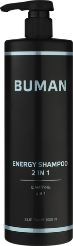 

Шампунь Buman 2 в 1 Energy 1 л