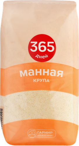 

Крупа манная 365 ДНЕЙ марка М