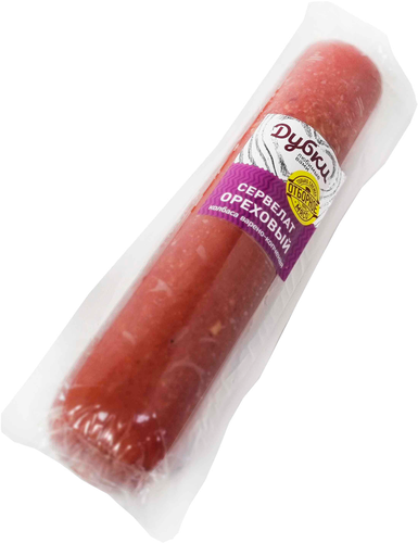 

Колбаса Дубки Сервелат Ореховый варено-копченый весовая