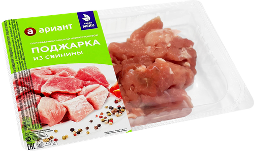 

Поджарка из свинины Ариант категории Б охлаждённая, 400 г