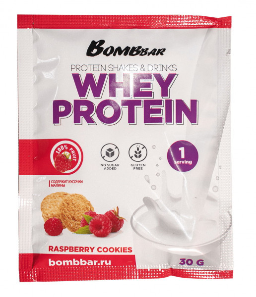 

Коктейль BombBar сухой Малиновое печенье 30 г