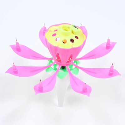 Свеча для торта музыкальная «Тюльпан»