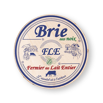 

Сыр мягкий Fle бри с белой плесенью и грецким орехом 45% 150 г