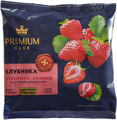 

Клубника Premium Club быстрозамороженная 300 г
