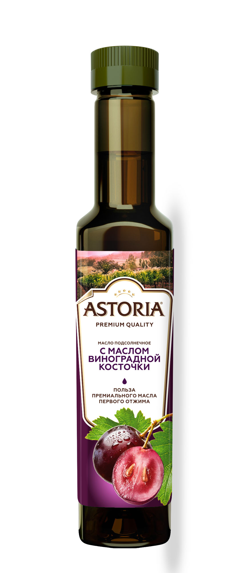 

Масло подсолнечное Astoria с маслом виноградной косточки 250 мл