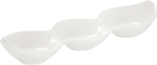 

Менажница Magistro Бланш 3 ячейки 28 x 8.5 x 4.5 см белая