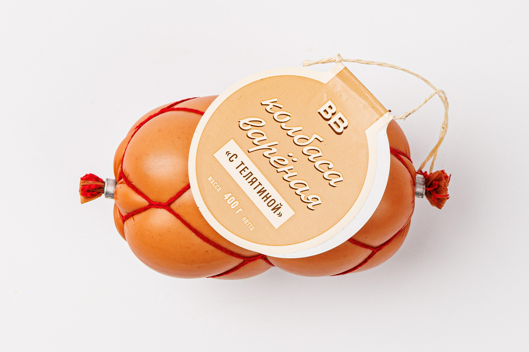 

Колбаса вареная с телятиной 400 г