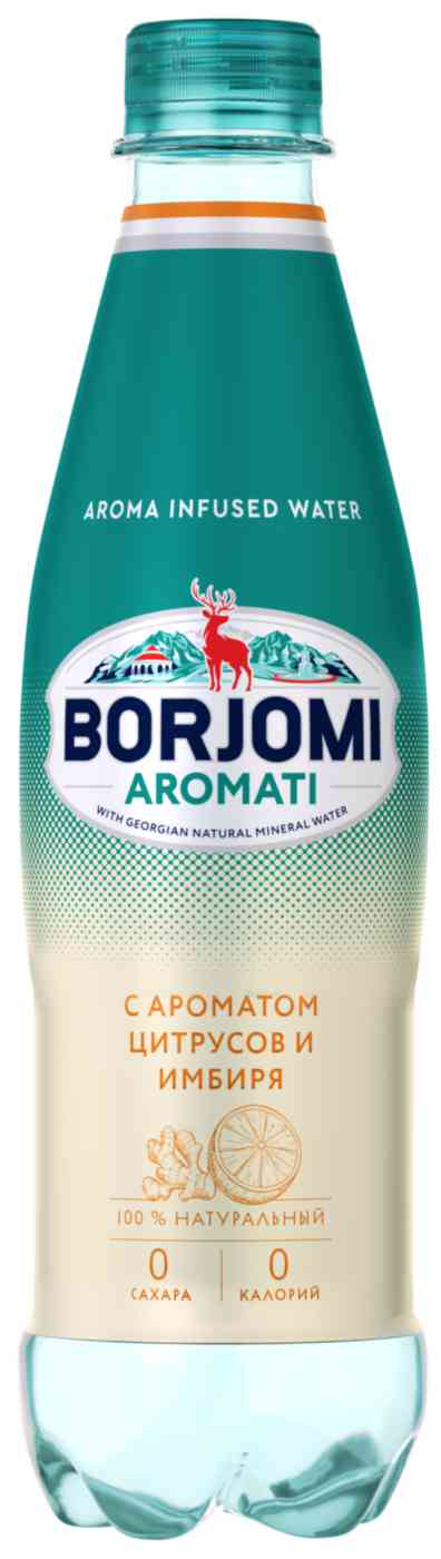 

Напиток Borjomi с ароматом цитрусов и имбиря 500 мл