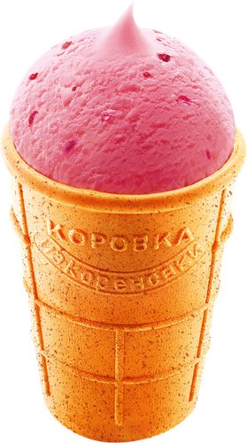 

Пломбир Коровка из Кореновки с вишней в вафельном стаканчике 15% 100 г