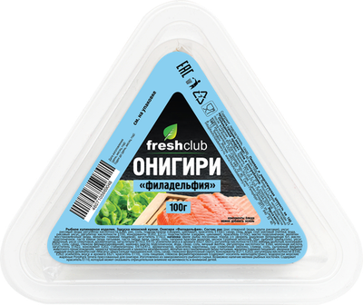Онигири FreshClub Филадельфия 100 г