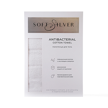 

Полотенце махровое Soft Silver цвет Альпийский снег 70x140 см