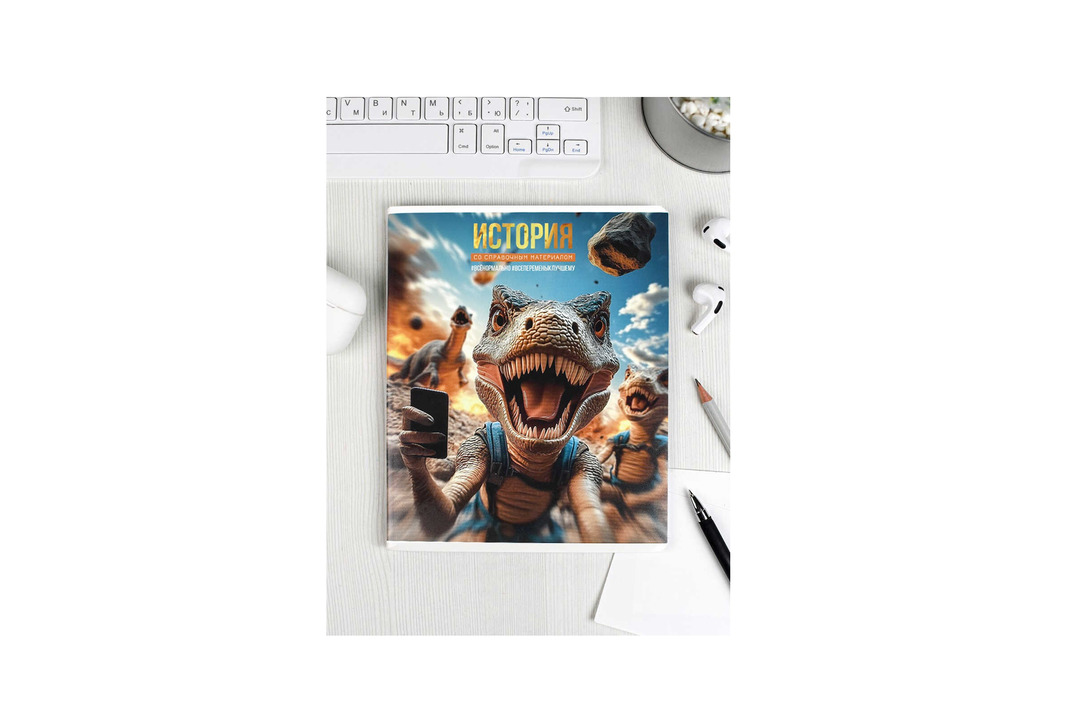 

Тетрадь общая Феникс+ Селфи История в клетку 48 листов