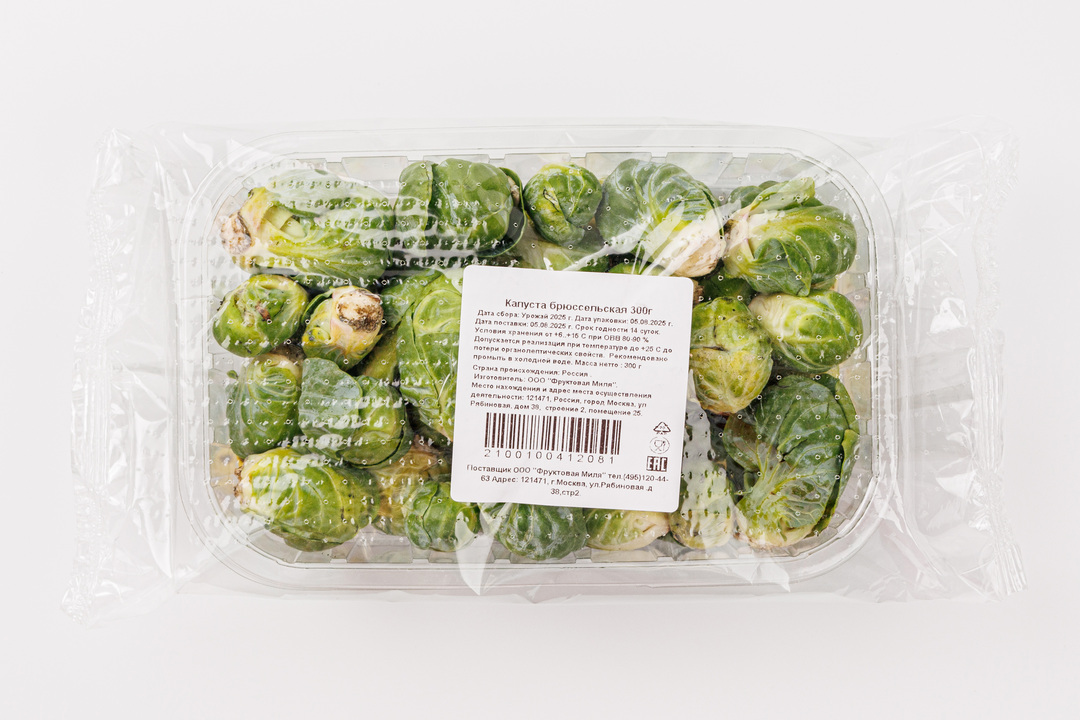 

Капуста брюссельская 300 г
