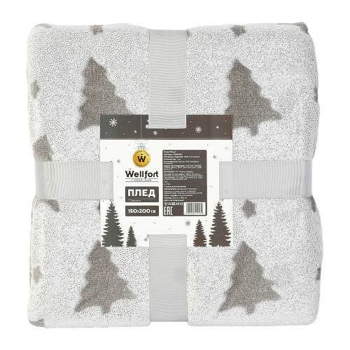 Плед Wellfort с блеском Елки 150x200 см