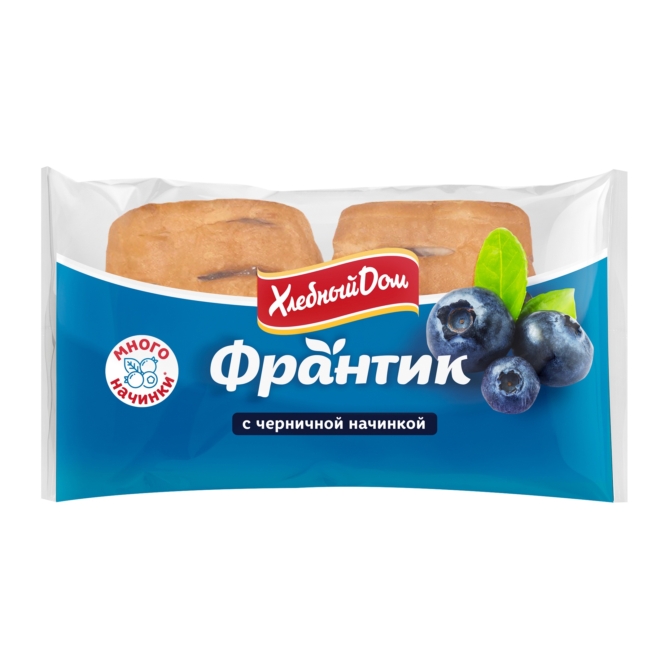 

Слойка Хлебный дом Франтик с черникой 2х50 г