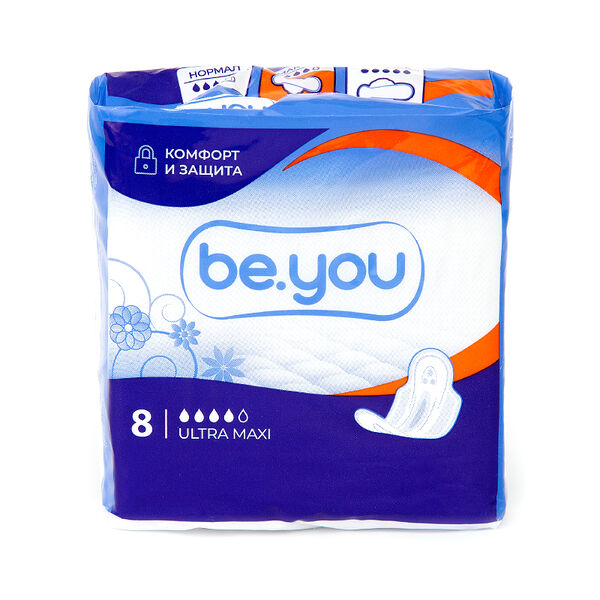 Прокладки Be.you ultra maxi 8 шт