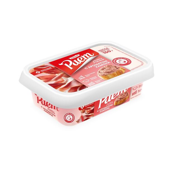 Изд мясн вар колб Риет с ароматом хамона из терм обр инг газ 150г Брестский мк