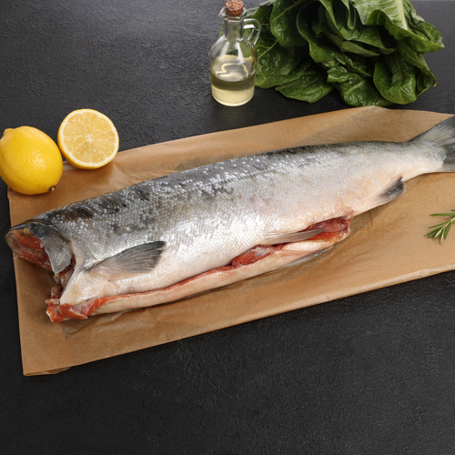

Кижуч Лента Fresh потрошеный без головы (из замороженного сырья) весовой