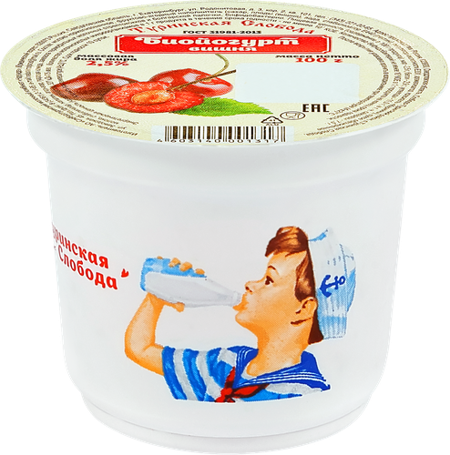 

Биойогурт СТМК Надежда Вишня 2,5% 100 г