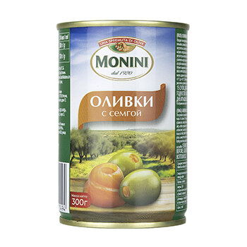 Оливки Monini с семгой 300 г