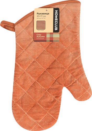 

Рукавица Homeclub Cozy Autumn вельвет 30х17 см Арт. AF-02