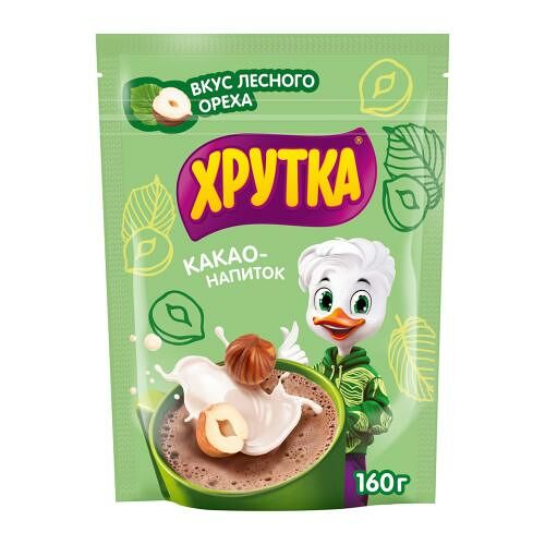 Какао Хрутка напиток со вкусом ореха 160 г