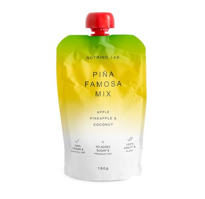 Пюре Nutrino Lab из яблока, ананаса, кокоса без сахара 180 г