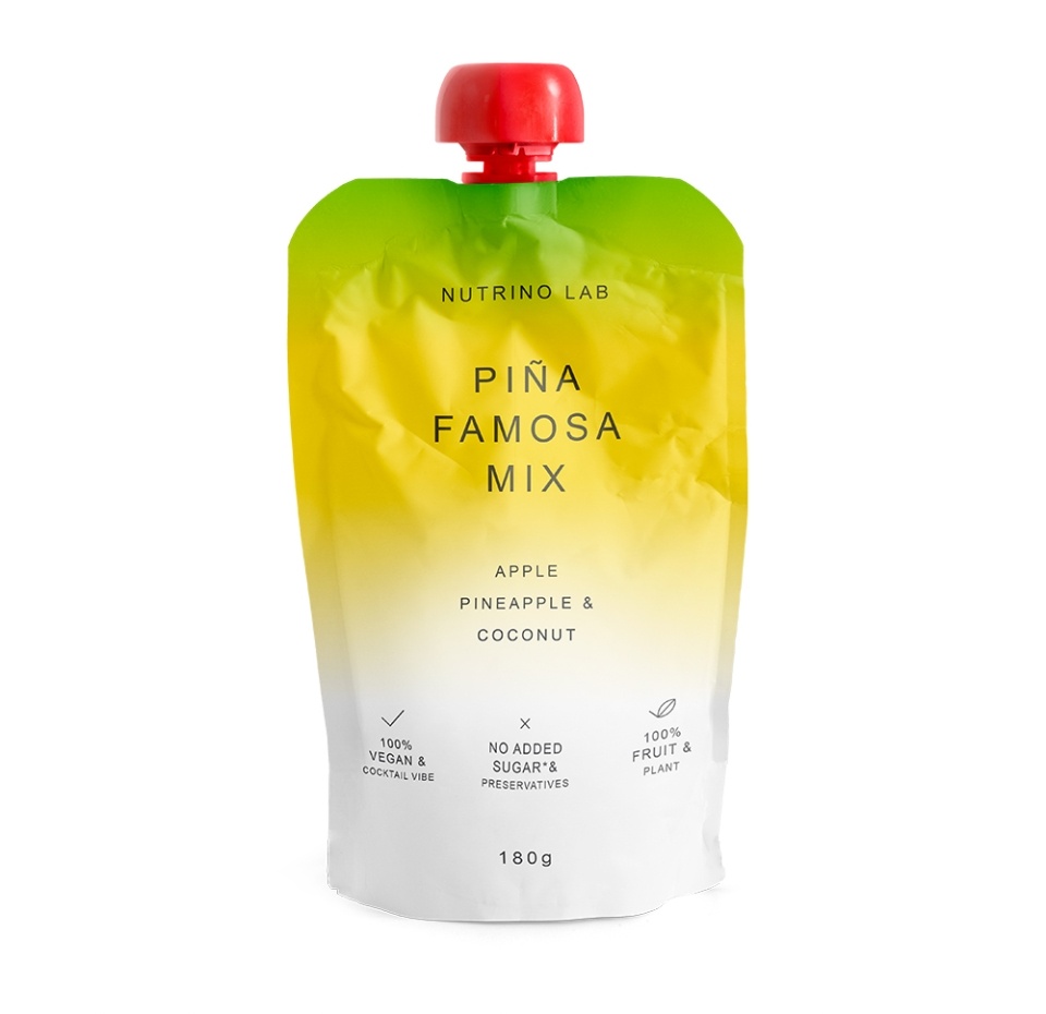 

Пюре Nutrino Lab из яблока, ананаса, кокоса без сахара 180 г