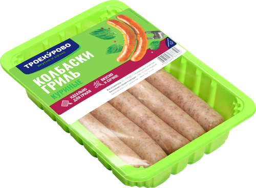 

Колбаски Троекурово Гриль из мяса курицы 380 г