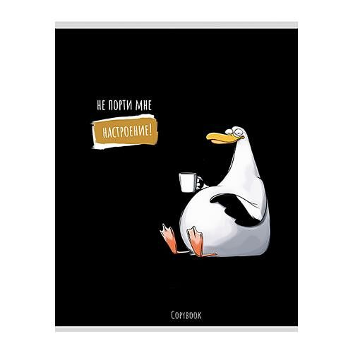 Тетрадь Проф-Пресс Забавные фразы в клетку A5 96 л дизайн в ассортименте 1 шт.