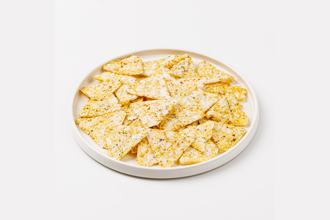 

Чипсы цельнозерновые ВкусВилл кукурузно-рисовые со вкусом Соус Песто 50 г