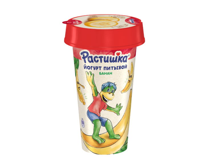 

Йогурт питьевой Растишка банан 2.8% 190 г дизайн упаковки в ассортименте