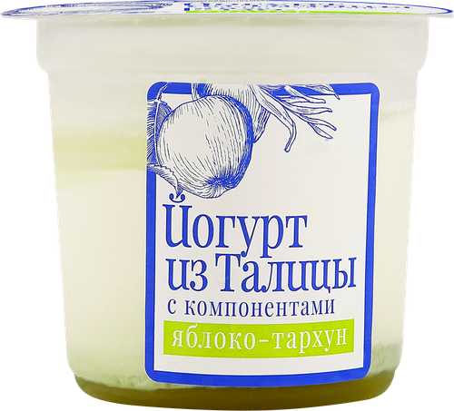 

Йогурт Из Талицы Деревенский яблоко-тархун 8% 130 г