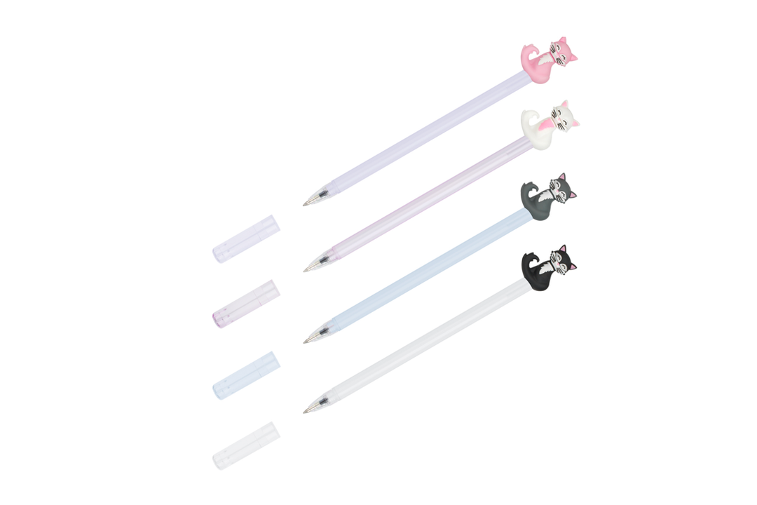 

Ручка шариковая Meshu Purr синяя 0.7 мм корпус в ассортименте 1 шт.