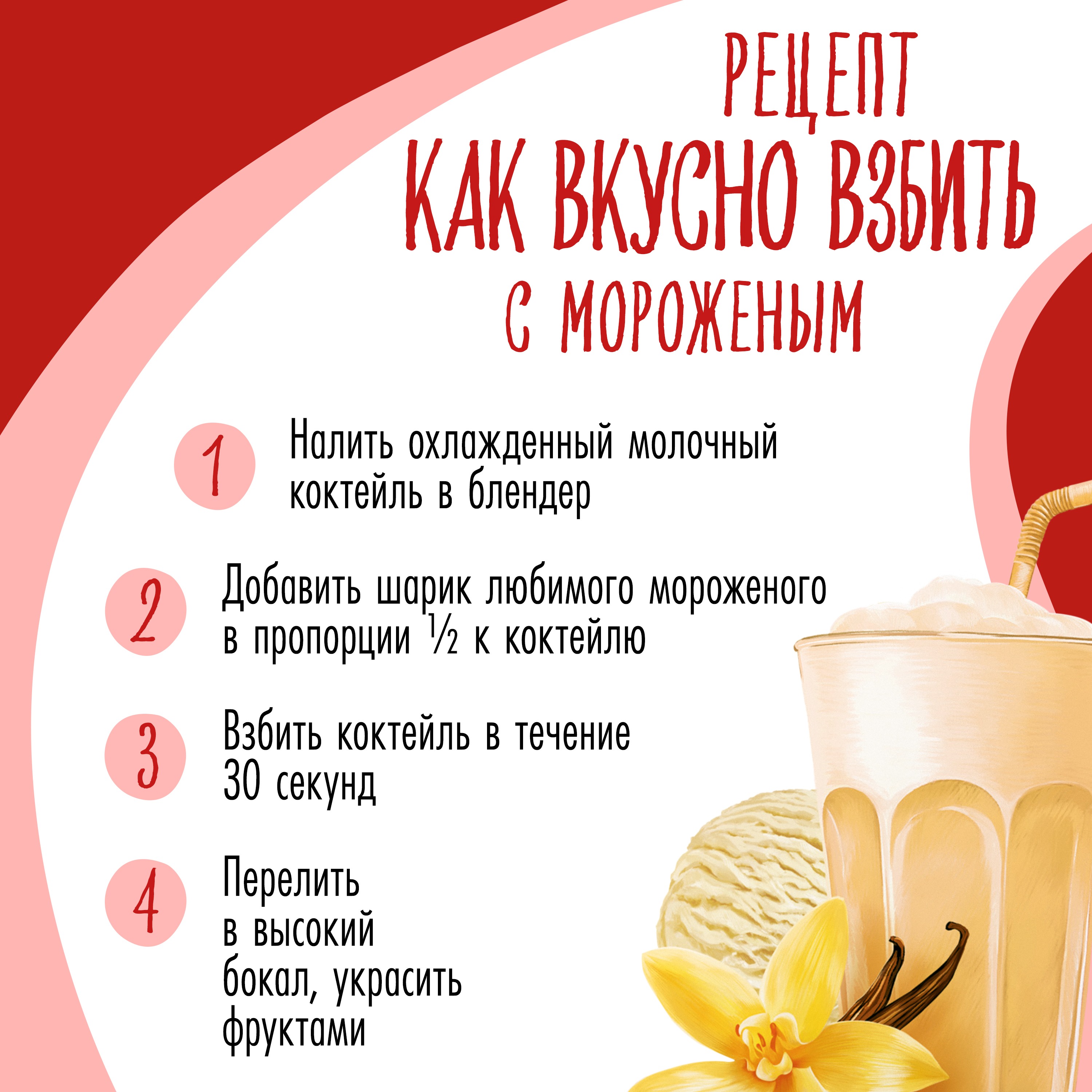 

Коктейль молочный Чудо со вкусом ванильный пломбир 2% 960 г