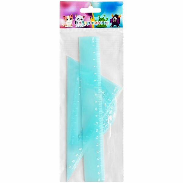 Набор линеек цвет в ассортименте 3 шт.