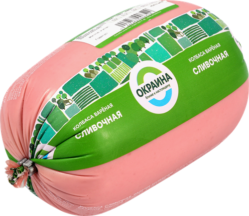 

Колбаса Окраина Сливочная вареная вес