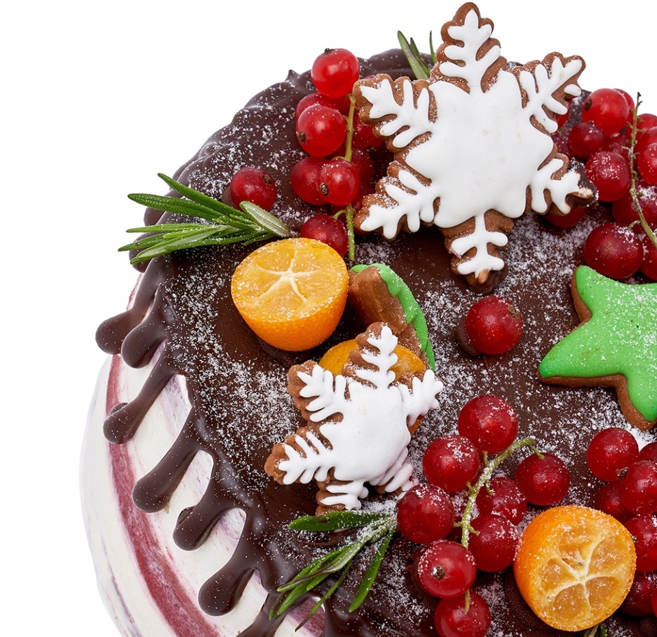 

Торт Азбука Вкуса Новогодний красный бархат 1260 г