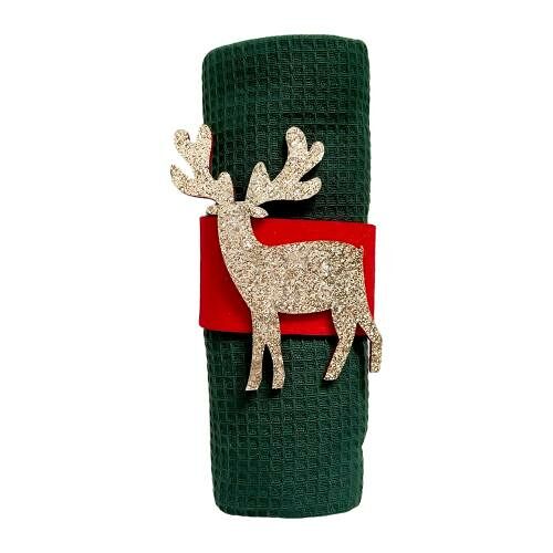 Полотенце Wellfort вафельное 38х63 см дизайн в ассортименте 1 шт.