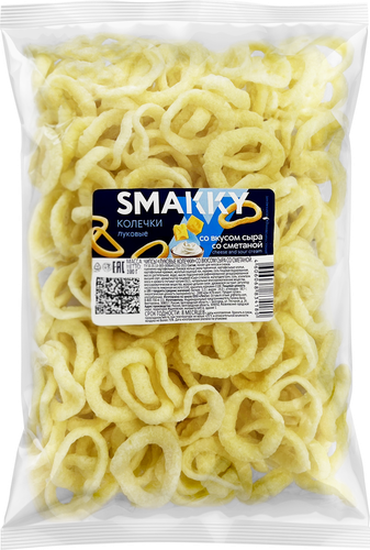 

Луковые колечки Smakky со вкусом сыра со сметаной 100 г