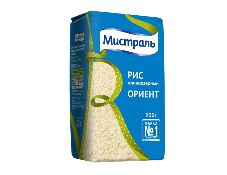 

Рис Мистраль Ориент белый длиннозёрный 900 г
