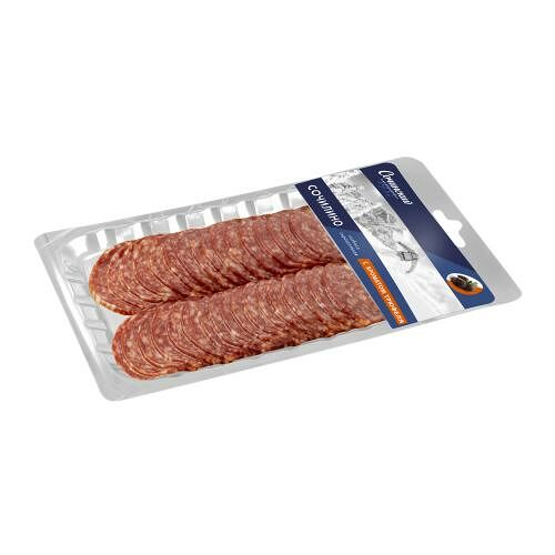 Колбаса Сочинский мясокомбинат Сочилино с ароматом трюфеля сырокопченая нарезка 70 г